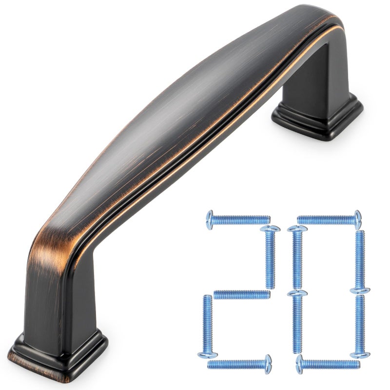 KOOFIZO 20 Pack 3 Inch Oil Rubbed Bronze Kitchen Cabinet Pulls Rubbed Bronze Cabinet Handles Bronze Cabinet Hardware for Kitchen Cabinets 1817 Drawer Dresser Cupboard Bedroom - Image 2