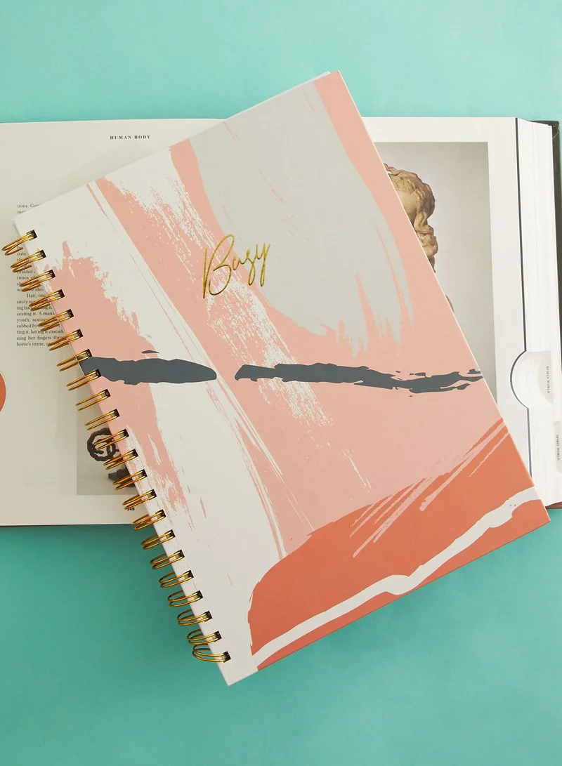 AURORA A4 Paint Stroke Ring Bound Notebook