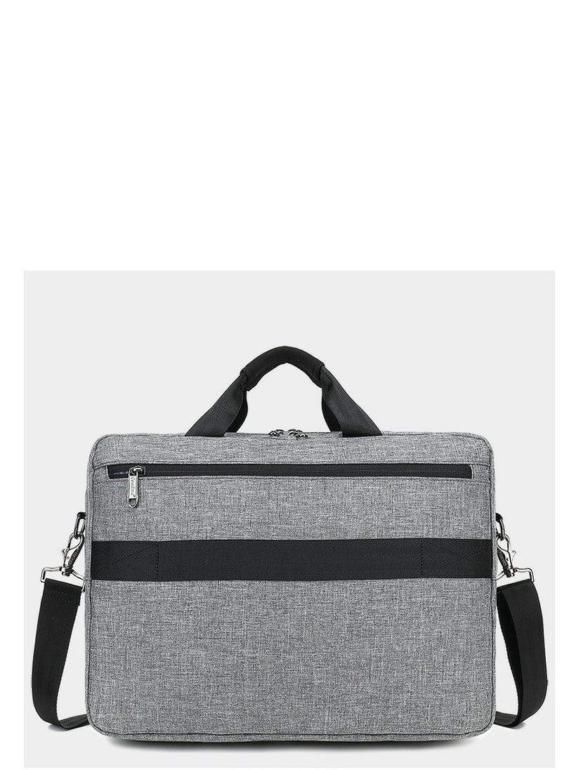 CoolBELL - Men's Multi-Functional Laptop Bag Briefcase Grey - Image 1