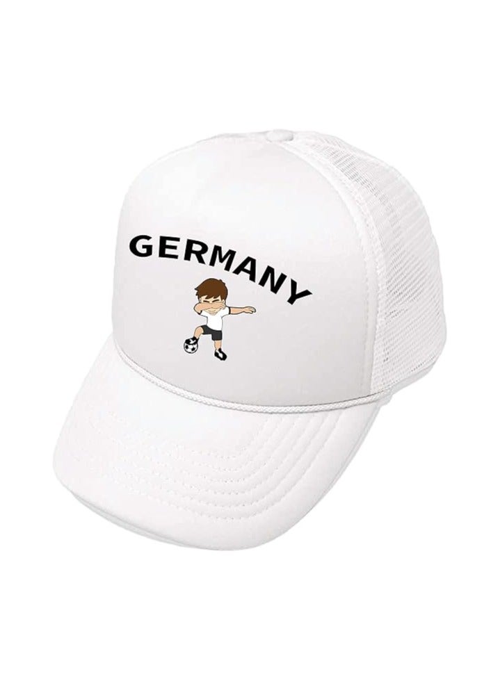 Germany Sports Cap With Adjustment Plastic Snap Closure For Men And Women - Image 2