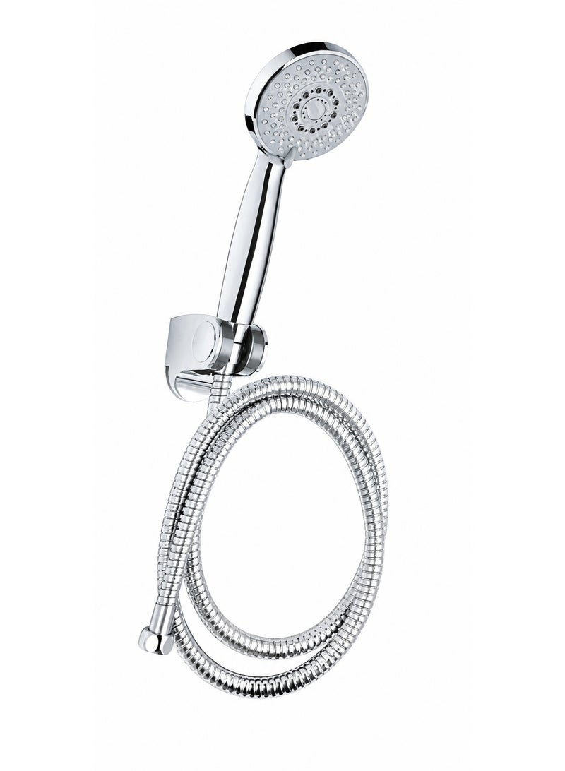 ASAHI High Pressure Massage Shower Head Set with Hose, Rainfall Spray Modes, Spa Pressure Increase, Easy Cleaning, Powerful Hand Shower - Image 1