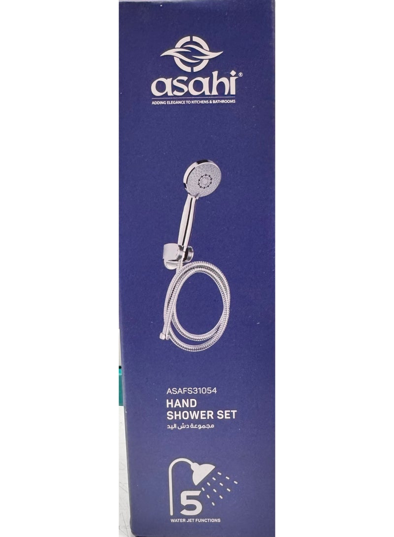 ASAHI High Pressure Massage Shower Head Set with Hose, Rainfall Spray Modes, Spa Pressure Increase, Easy Cleaning, Powerful Hand Shower - Image 5