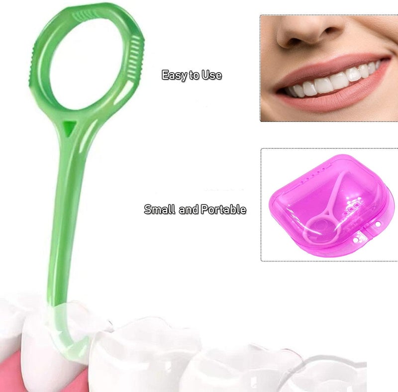 HRASY Aligner Remover Tool, 4 Pcs Clear Aligner Removal Tool for Invisible Removable Braces, Oral Care Disassembly Accessories - 4 Colors - Image 4