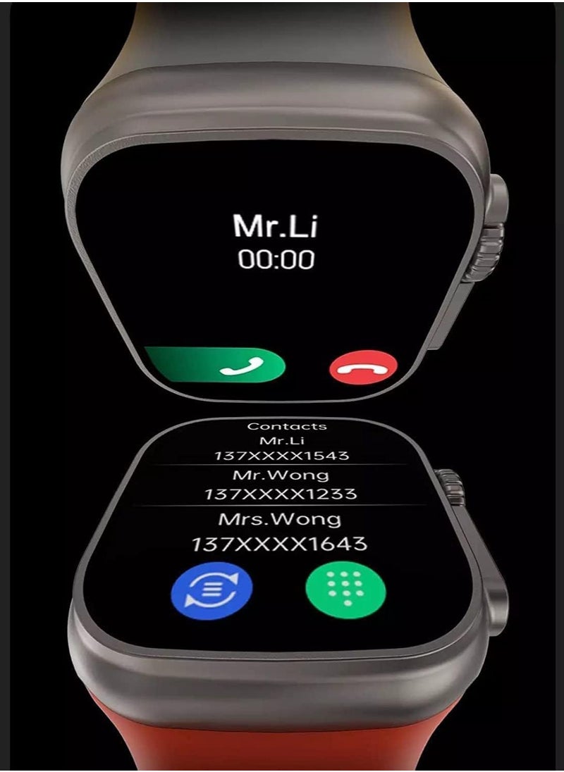 X8 Plus Ultra Series 8 Smart Watch 2.08 Inch IPS display NFC Bluetooth V5 Wireless Charger