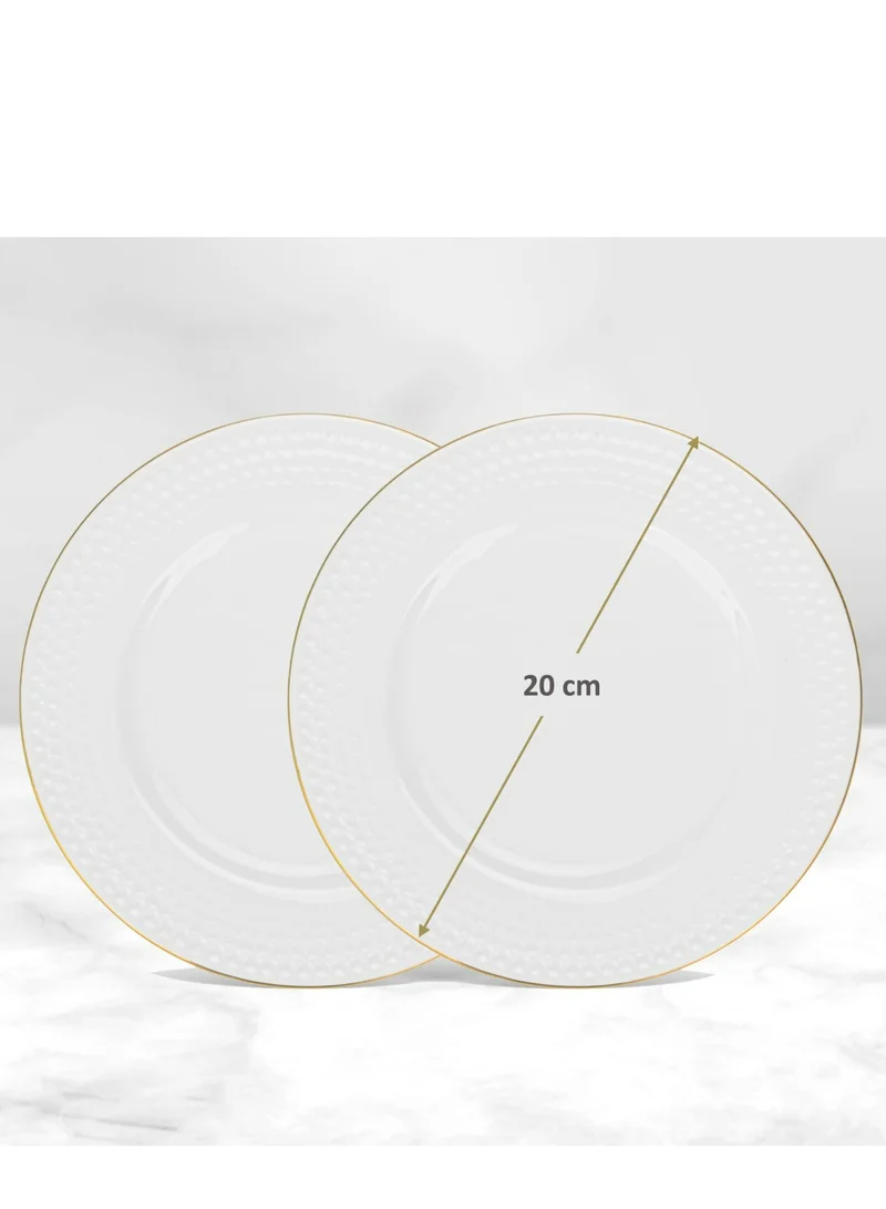 فيسمان 2-Piece Plates 20cm, Noemi Series Porcelain