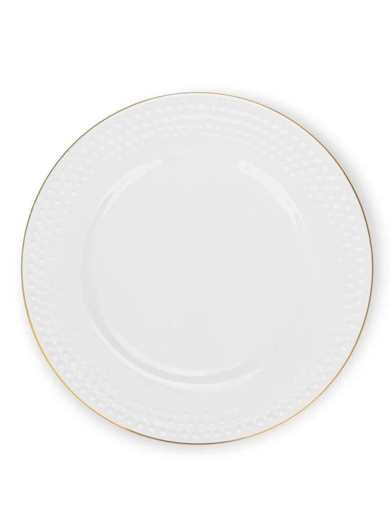 Fissman White 2-Piece Plates 20cm, Noemi Series Porcelain  | Best Price UAE