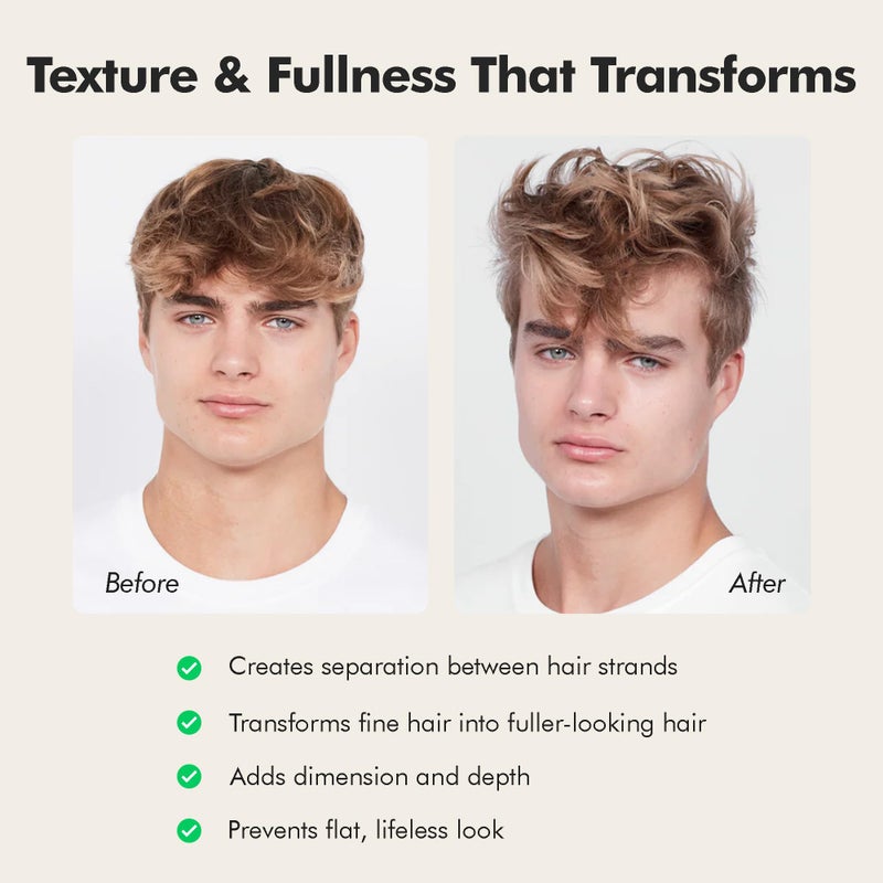 Aberlite Grit + Grace Hair Texture Powder Spray for Men & Women - Styling Texturizing Volume Powder, Volumizing Hair Products, Matte Finish - Image 2