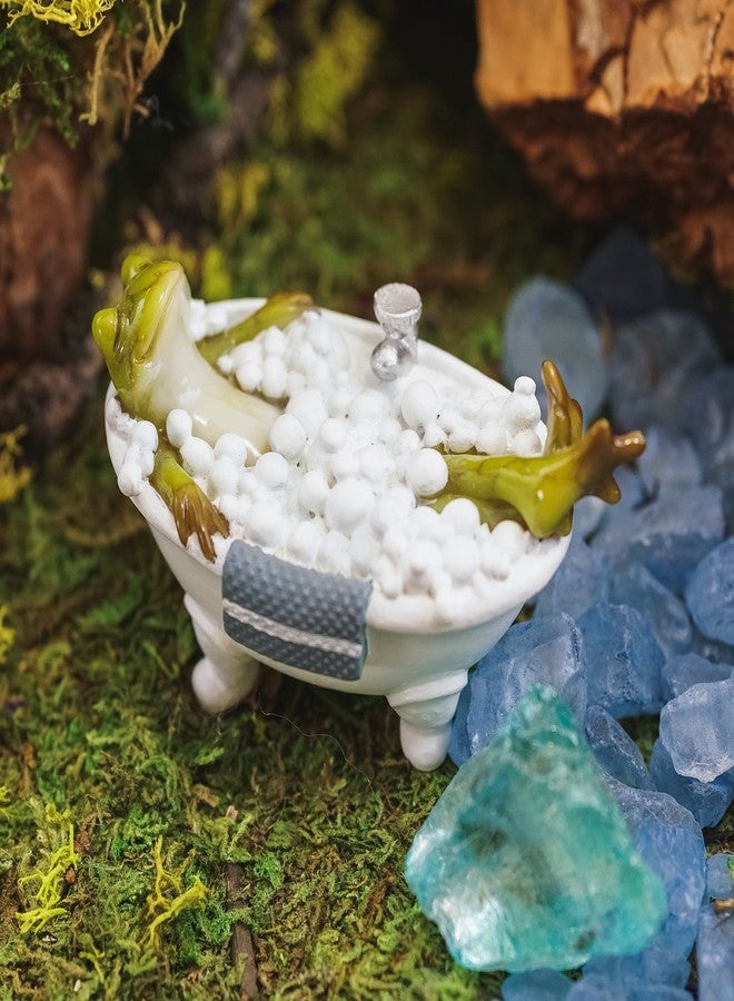 Top Collection Bubble Bath Frog 2-Inch Mini Collectible Figurine - Image 5