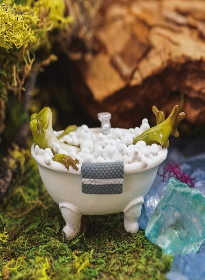 Top Collection Bubble Bath Frog 2-Inch Mini Collectible Figurine - Image 4