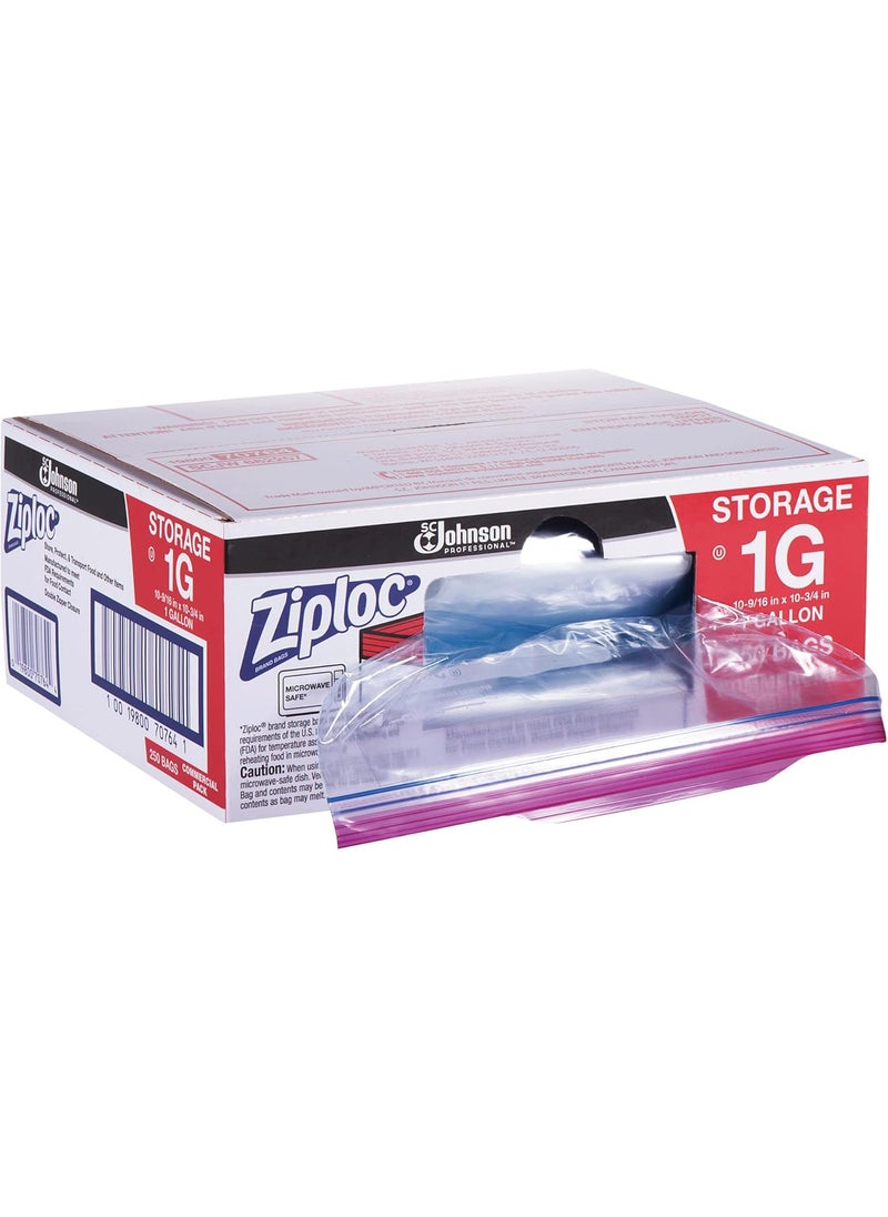 Ziploc Ziploc Storage Bags 1 Gallon Box Of 250 Bags  - Image 5