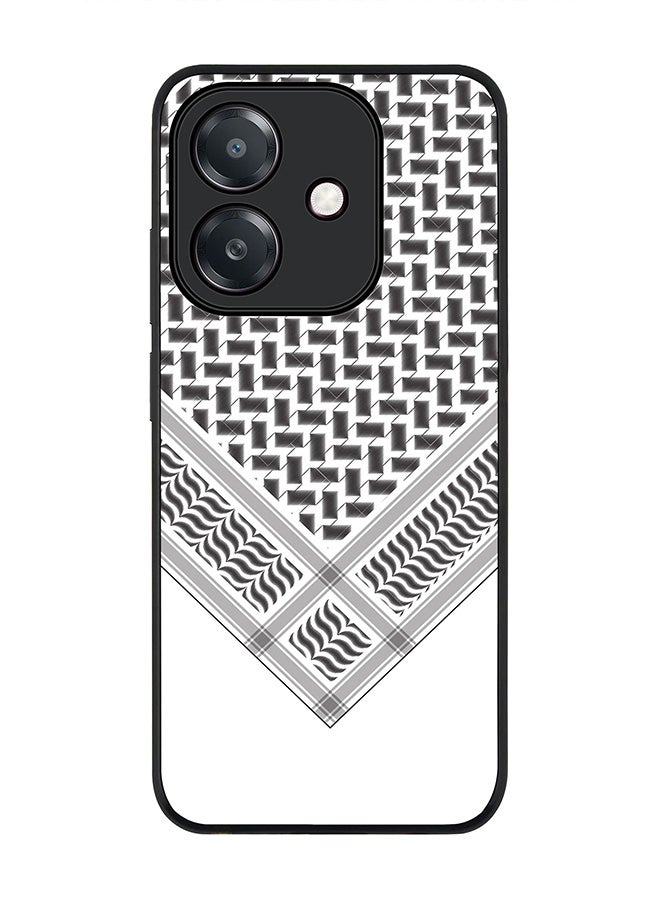 Stylizedd For Oppo A60 5G / A3 5G / A3x 5G Case,Slim fit Camera Protection, Shockproof Thin Phone cover - Victory Shemag(Black) - Image 1