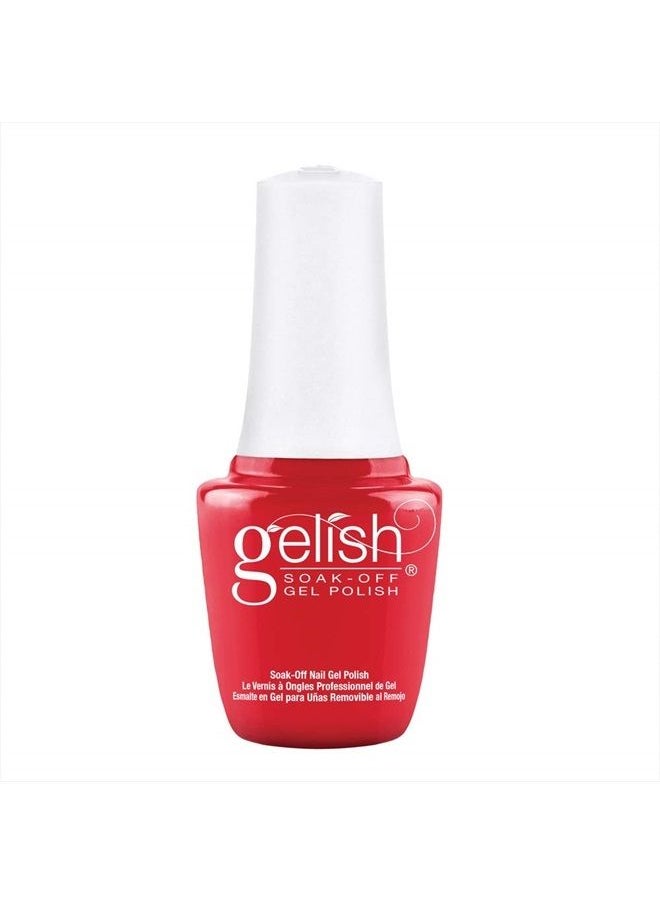 Gelish MINI Fire Cracker Soak-Off Gel Polish, Red Gel Nail Polish, Red Nail Colors, 0.3 oz  - Image 1