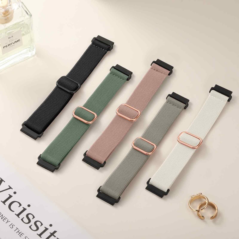 Dirrelo 20mm Quick Release Band Compatible with Garmin Vivoactive 5 Watch Bands, Soft Braided Stretchy Nylon Water-Resistant Strap for Vivoactive 6/Venu Sq/Sq 2/Sq Music/2 Plus,Forerunner 245/165/55 Women Men - Image 5