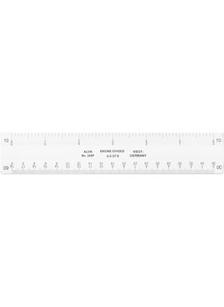 ALVIN 269P Flat Engineer Scale Multipurpose Drafting Ruler for Drawing Planning and Design High Impact Plastic  6 Inches - pzsku/ZA1EF8F4638B9CE559921Z/45/1747233593/a4f59d15-fb95-40d0-9b2d-3db395881302