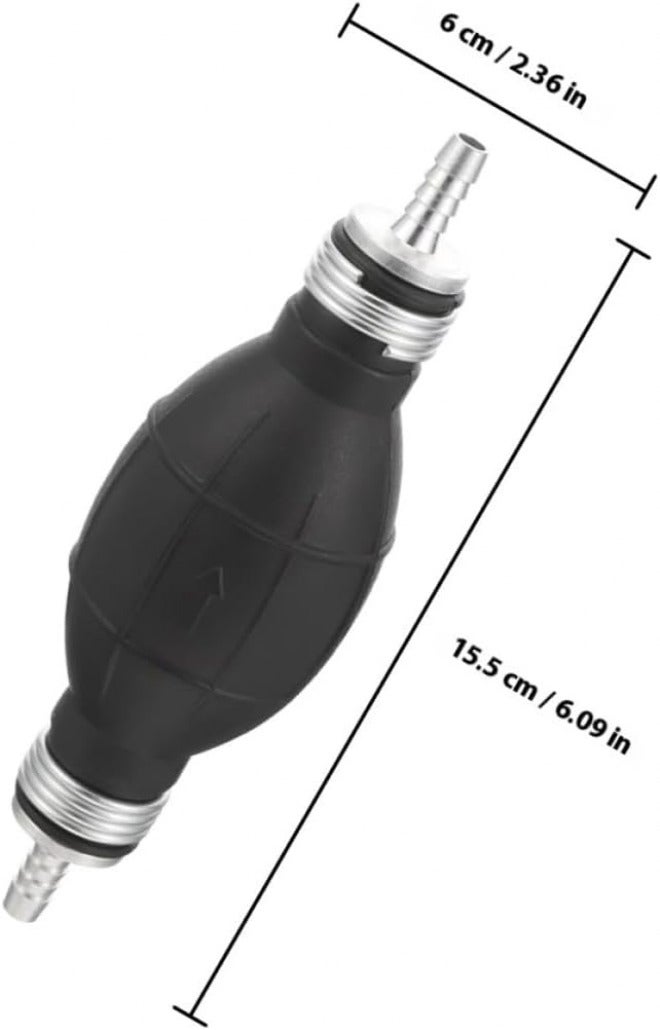 Hand Fuel Pump Gasoline Transfer Siphon Pump 10mm Hose Automotive Fuel Transfer for Cars Motorcycles and Boats Engine Pumping Tool - Image 2