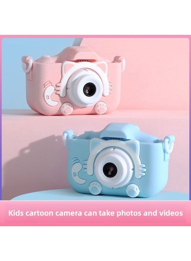 Generic [1257 People Praise] Children's Camera HD Photographable Video Campus Multifunctional Intelligence Development Charging-Body Color:Gift Box [princess Pink] + Memory Card + Protective Case  - Image 4