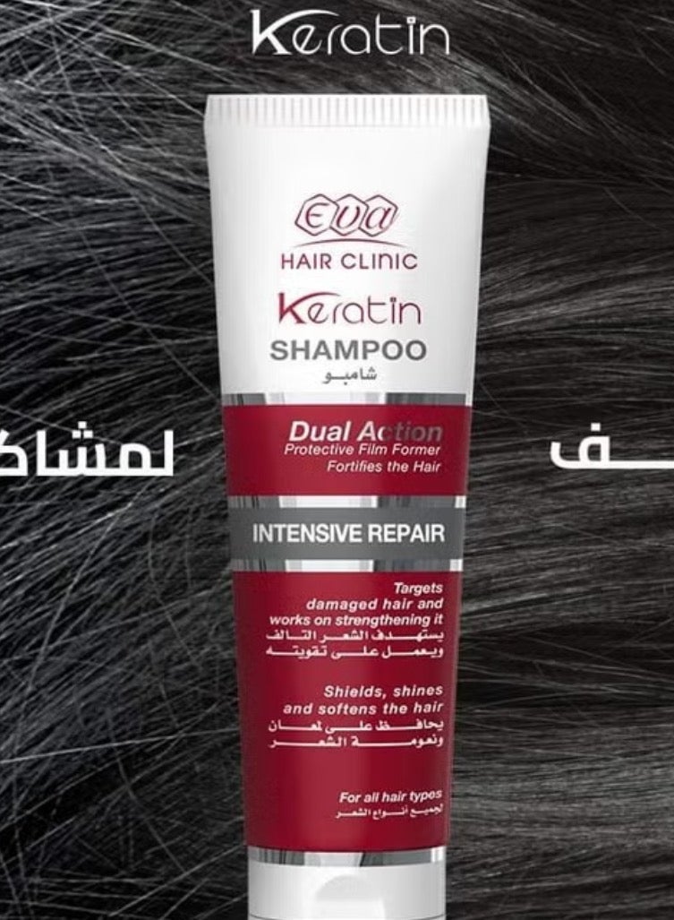 Eva Hydrolysed Keratin Nourishing Shampoo For All Hairs  (packaging ma vary) - Image 1