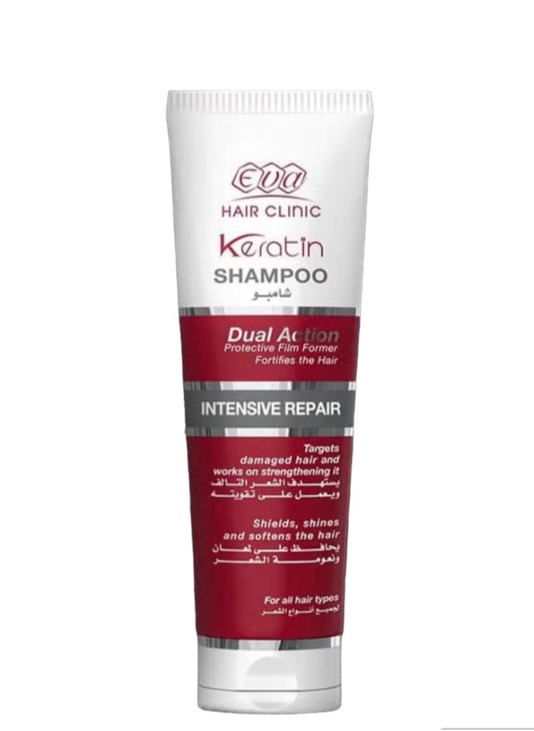 Eva - Eva Ekeratin Shampoo For All Hairs - 230 ml (packaging ma vary ) - Image 1