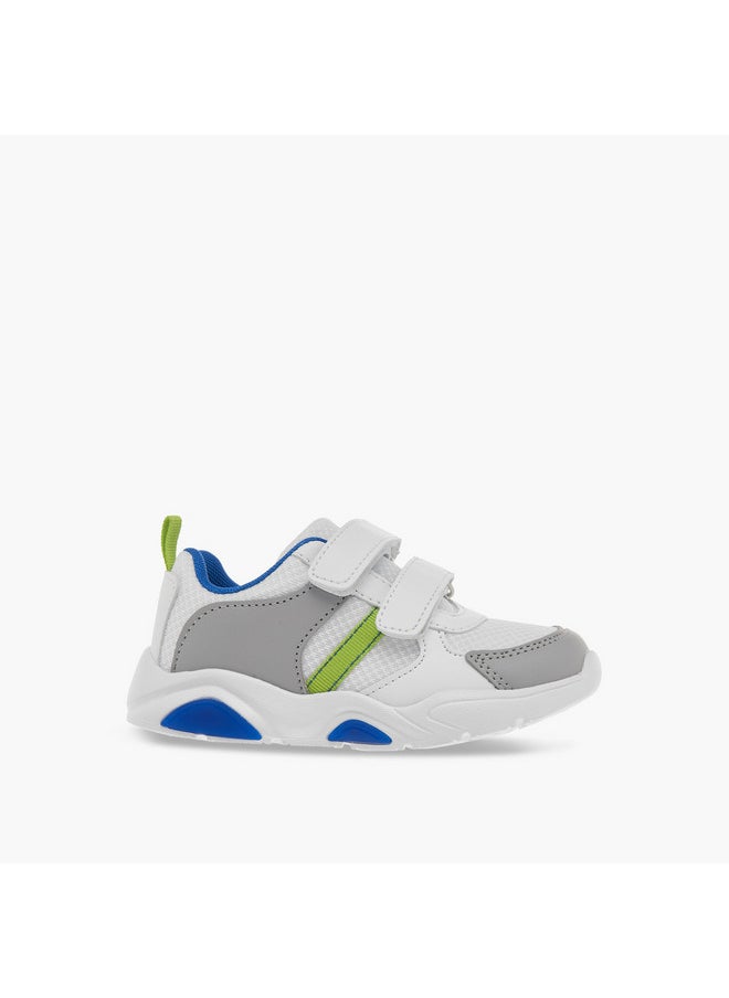 LBL by Shoexpress Boys Panelled Sneakers with Hook and Loop Closure  - Image 3