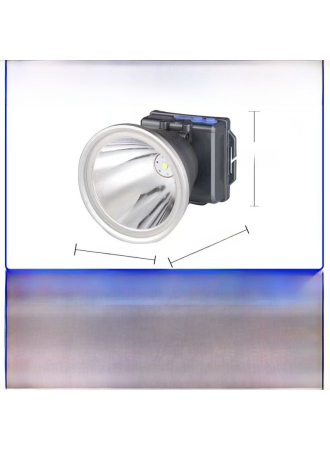Generic Decorative Lighting/headlamp Headset Flashlight/headlamp Headset Flashlight-Color:3 010 250W Double Lithium Battery 10cm Lamp Holder  - Image 1