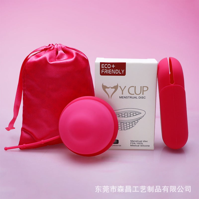 In-Stock Menstrual Disc With Drawstring Tail, Medical-Grade Silicone, Leak-Proof Menstrual Disc For Women During Menstruation - Image 3