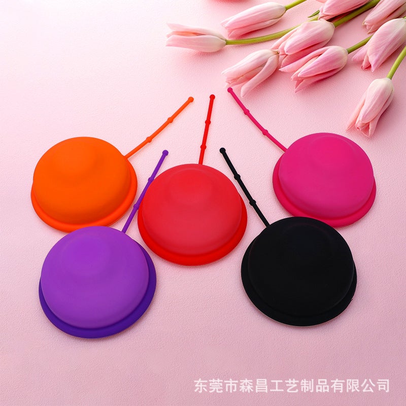 In-Stock Menstrual Disc With Drawstring Tail, Medical-Grade Silicone, Leak-Proof Menstrual Disc For Women During Menstruation - Image 4