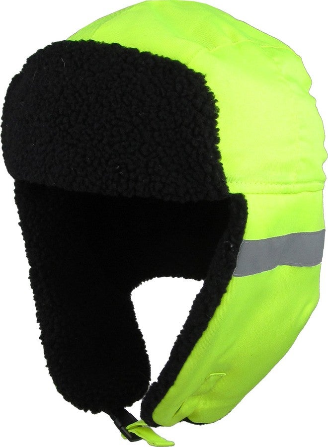 KBETHOS Hi Viz Trapper Warm Workwear Cold Windproof Winter Aviator Trooper Hunting Hat Ushanka Bike - Image 1