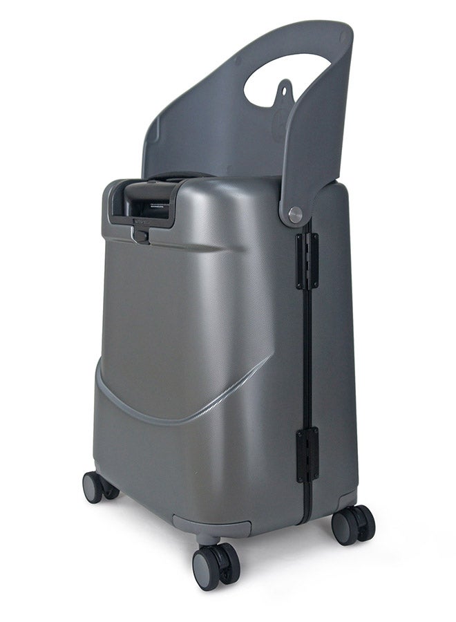 MiaMily Carry-On Luggage - Charcoal Grey 18 inch - Image 2