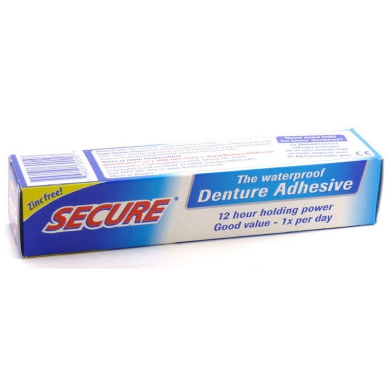 secure Pack of 6 x SECURE Denture Adhesive 14 oz