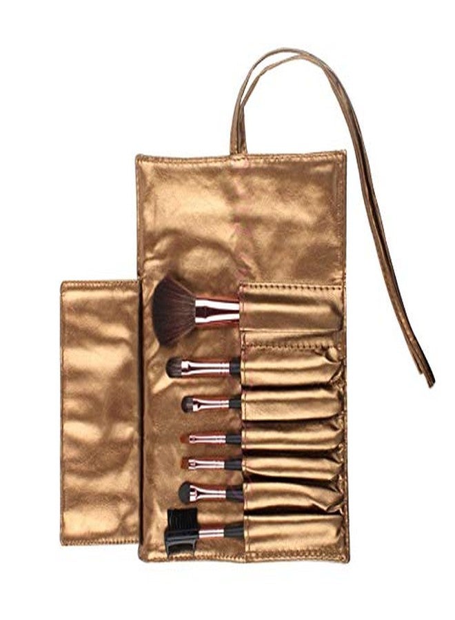 Nema NM Nema 7 pcs Makeup Brush Set - Gold - Image 1