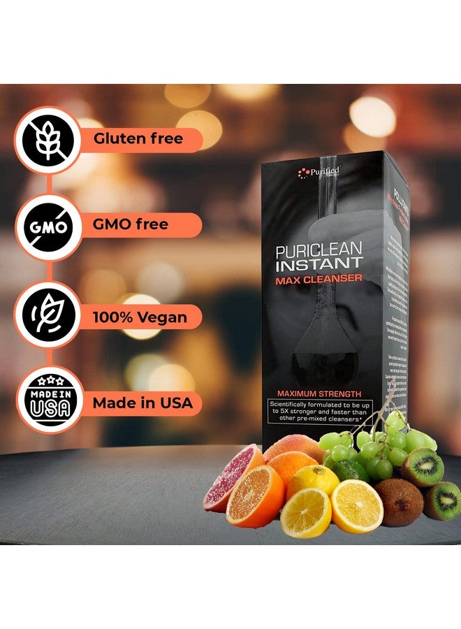 Wellgenix Puriclean Instant Max Cleanser, 5X Stronger Fast Acting Powder, Fruit Punch Flavor, Premium Herbal Cleanse Detox, Full Body Cleanser, Ideal for High Toxin Levels, 1 Packet (13g) - Image 5