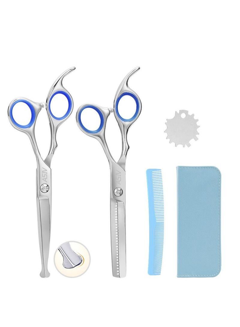 NIBEMINENT Children's Haircut Set Pink Scissors - Image 1