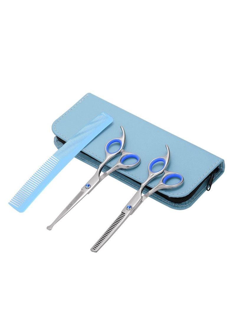 NIBEMINENT Children's Haircut Set Pink Scissors - Image 4