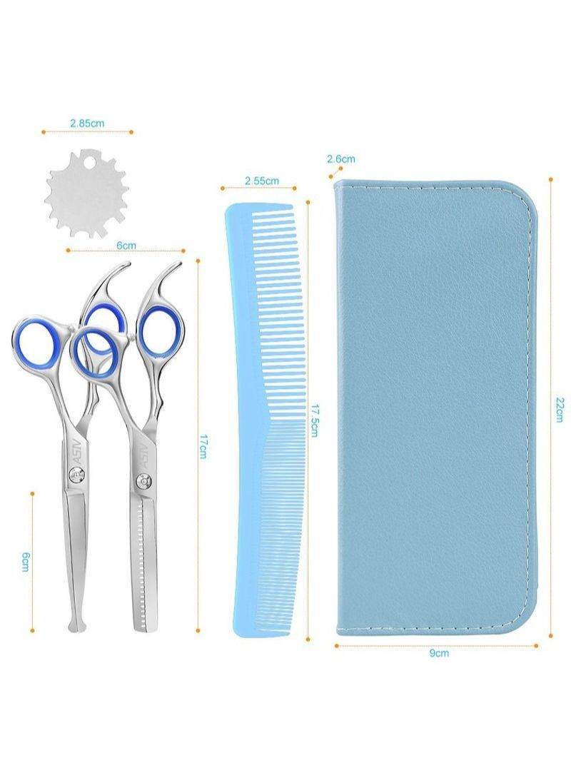 NIBEMINENT Children's Haircut Set Pink Scissors - Image 2