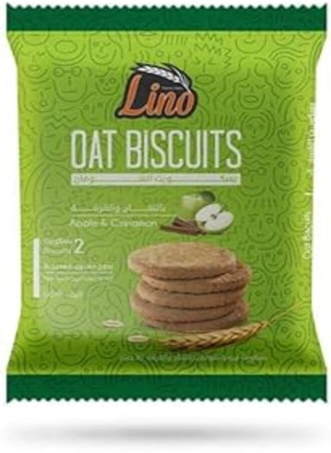 Lino Lino Oat Biscuit Apple & Cinnamon 30g 
