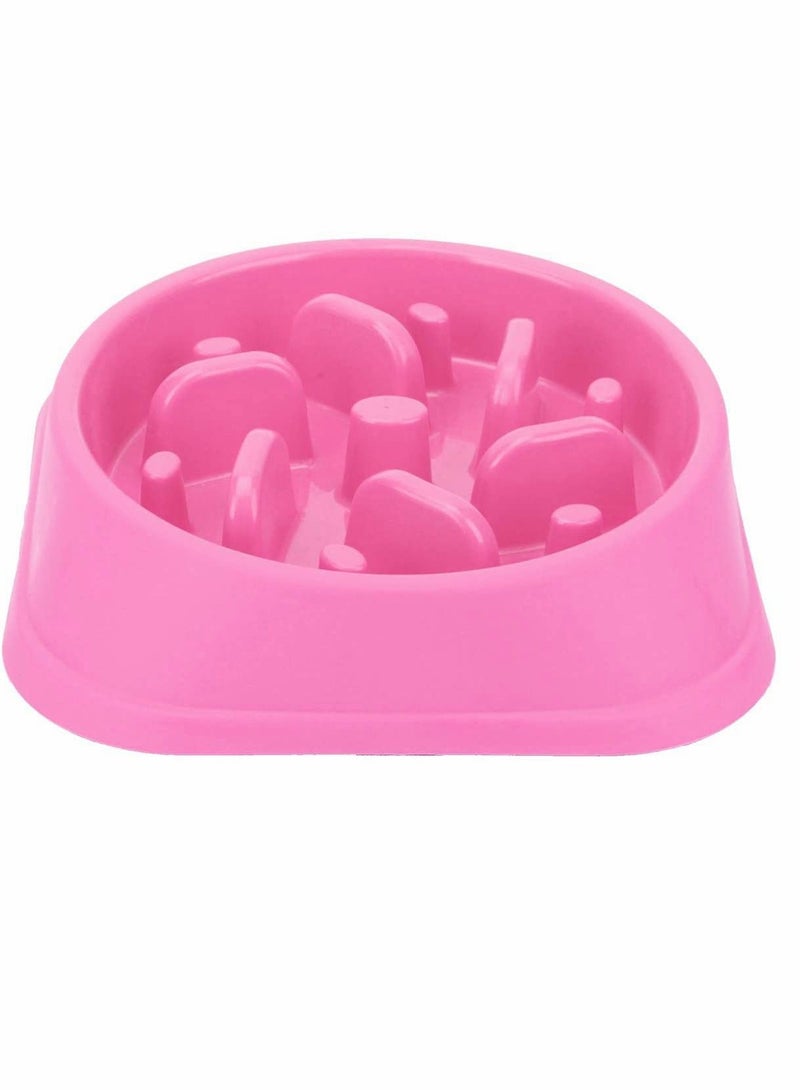 SYOSI Dog Slow Feeding Bowl, Slow Feeding Dog Bowl, Non-Slip Puzzle Bowl, Feeding Tray, Dog Bowl, Durable And Healthy Design To Prevent Choking Dog Bowl (2PCS, Blue And Pink) - Image 2