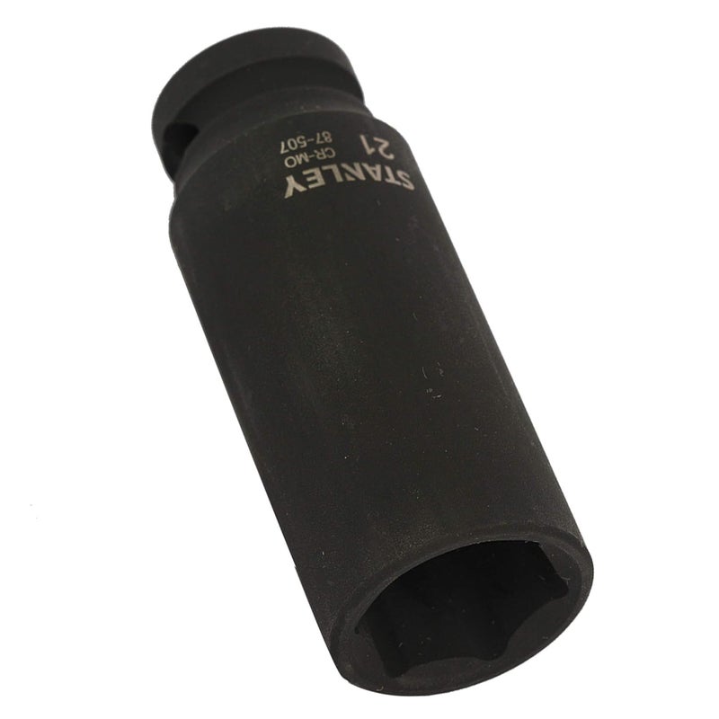 Stanley STANLEY STMT875078B 12inch 21mm ChromeMolybdenum Steel Impact Deep Socket Black  - Image 4