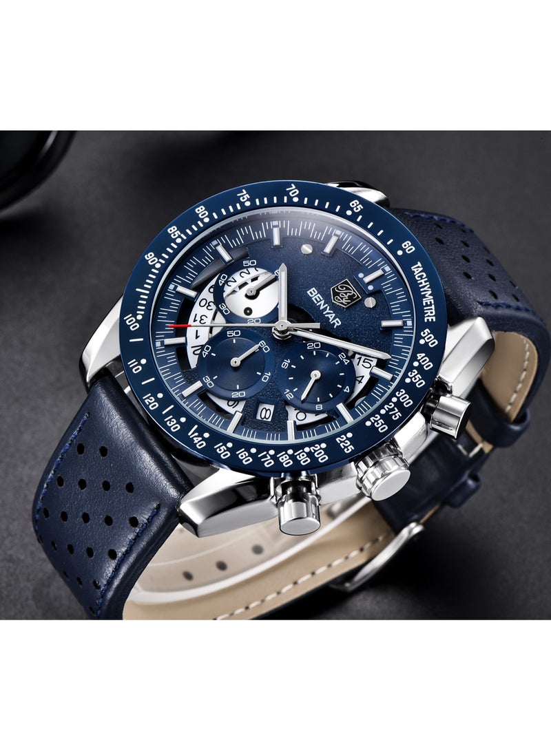 بينيار ساعات رجاليه  كوارتز ضد الماء - Image 4