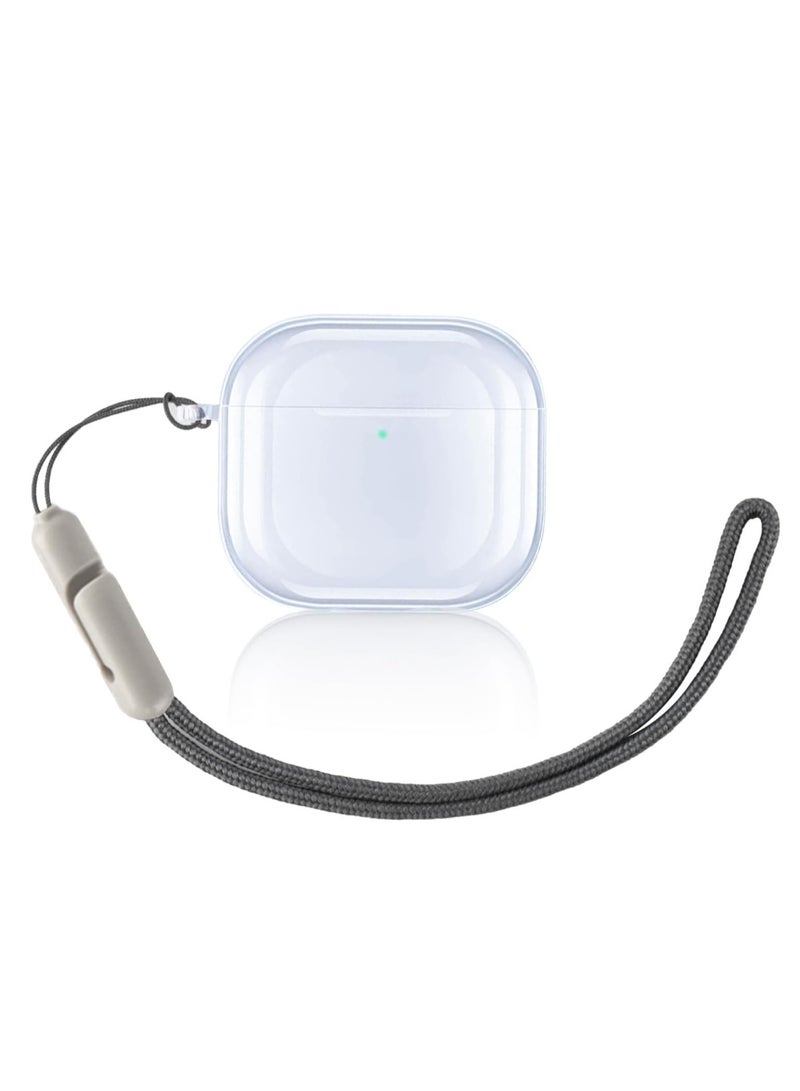 Clear Cover for AirPods 4 Case, Shock Resistant & Drop Protection, with Lanyard  - Image 1