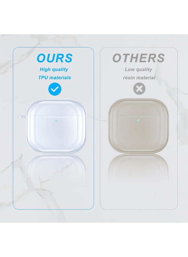 Clear Cover for AirPods 4 Case, Shock Resistant & Drop Protection, with Lanyard  - Image 4