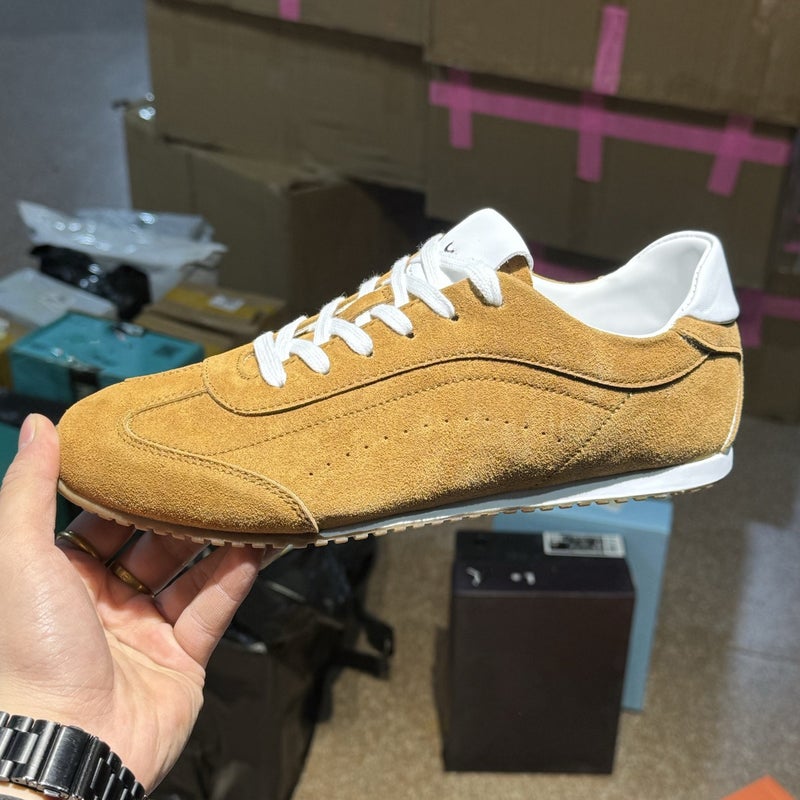 Qi Ta Al Jiso Suede Flat Casual Shoes for Men and Women - Lightweight Breathable Retro Sneakers - Image 4
