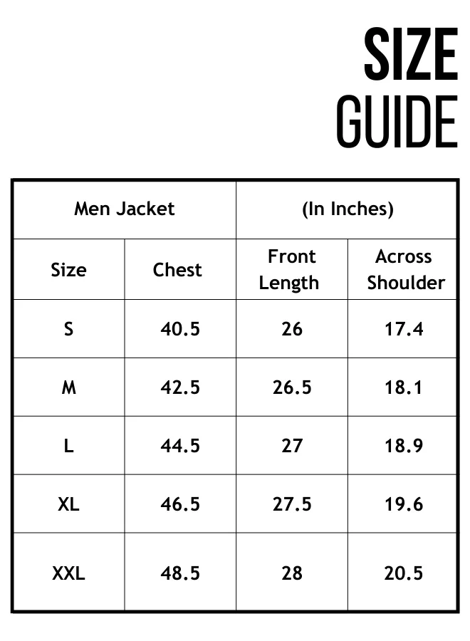 هاي ستار Men's Navy 100% Polyester Printed Regular Fit Jacket