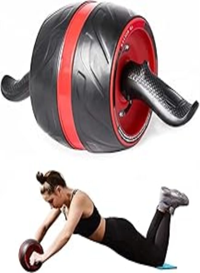 SportQ Belly exercise wheel with knee mat, assorted colors