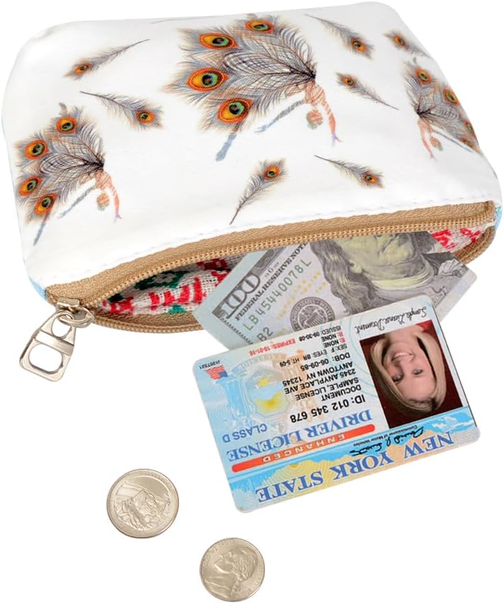 ARRIZO Women and Girls Cute Fashion Coin Purse Wallet Bag Change Pouch Key Holder - Image 5