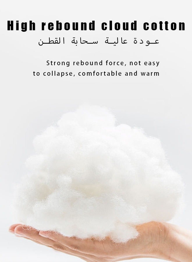 Cat Beds for Indoor Cats Semi-Enclosed Cat Cave Bed with a Plush Ball Large Space for Cats to Sleep Soft and Comfortable Covered Cat Bed with a Washable and Detachable Mat There are M sizes suitable for 8 pounds and L sizes  suitable for 15 pounds or less (pink) - Image 4