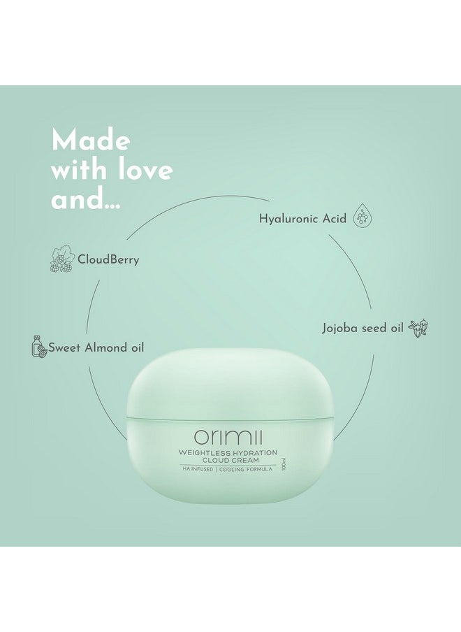 Orimii Orimii Weightless Hydration Cloud Cream - 100ml | Fast-Absorbing Gel-Cream for Deep Hydration & Itch Relief | Safe for Pregnancy & Nursing | Calms, Moisturizes, and Soothes Dry Skin | Dermatologist & OBGYN Approved  - Image 4