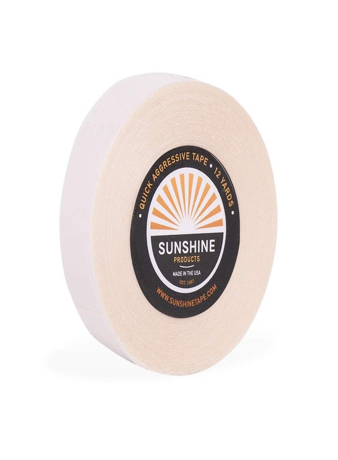 Sunshine Tape Daily Wear Hair System Tape Roll - Quick Aggressive Wig Tape - Versatile Doublesided Hair Tape for Wigs, Toupee, Hair Systems - 1-14 Day Hold - 3/4" x 12yds - Image 1