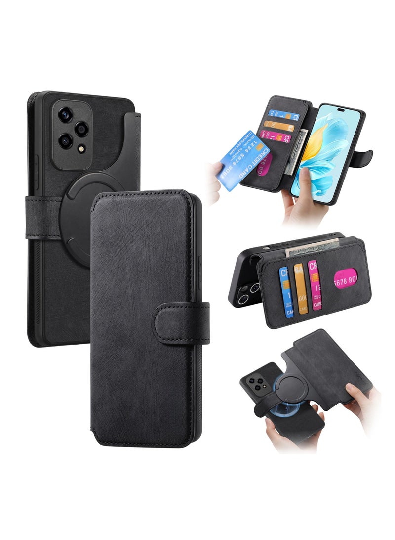 general Honor 200 Lite Magnetic Separate Flip Phone Case 2-in-1 Strong Magnetic Card Insertion Leather Case Precise Adaptation Drop-proof Wear-resistant Convenient and Practical - Image 1