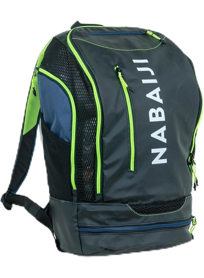 نابايجي حقيبة ظهر للسباحة سعة 27 لترًا - أسود وأصفر - Image 1