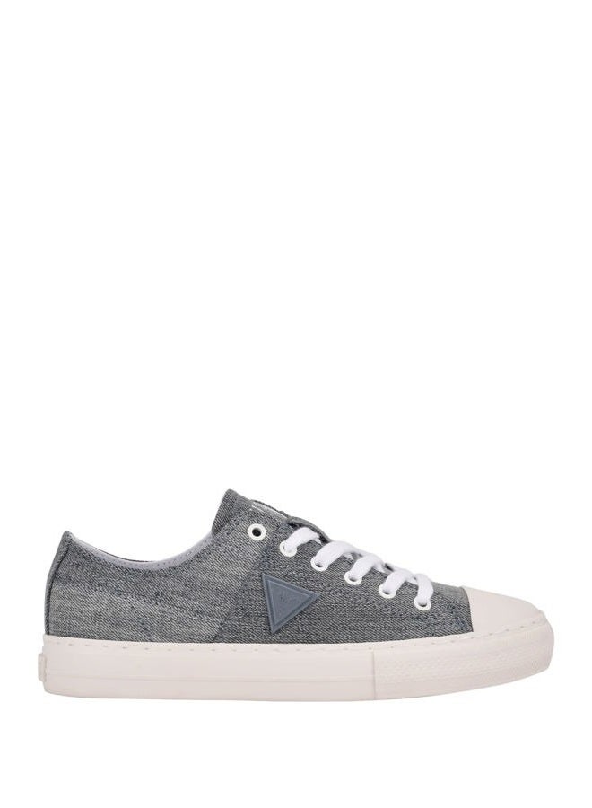 GUESS جيس للنساء حذاء رياضي برانزي، جينز أزرق، 5.5 - Image 2